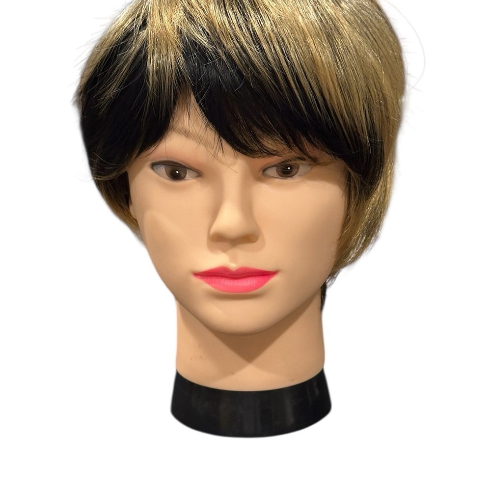 Source Unknown Black and Blonde Women's Wig